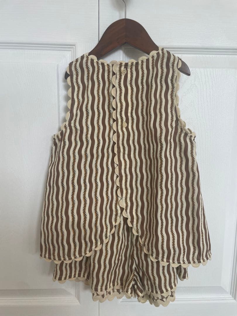 Apolina 5-7y ストライプ セットアップ