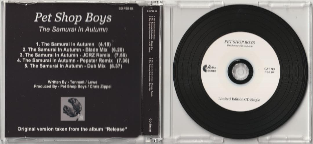 PET SHOP BOYS　The Samurai In Autumn　貴重CD