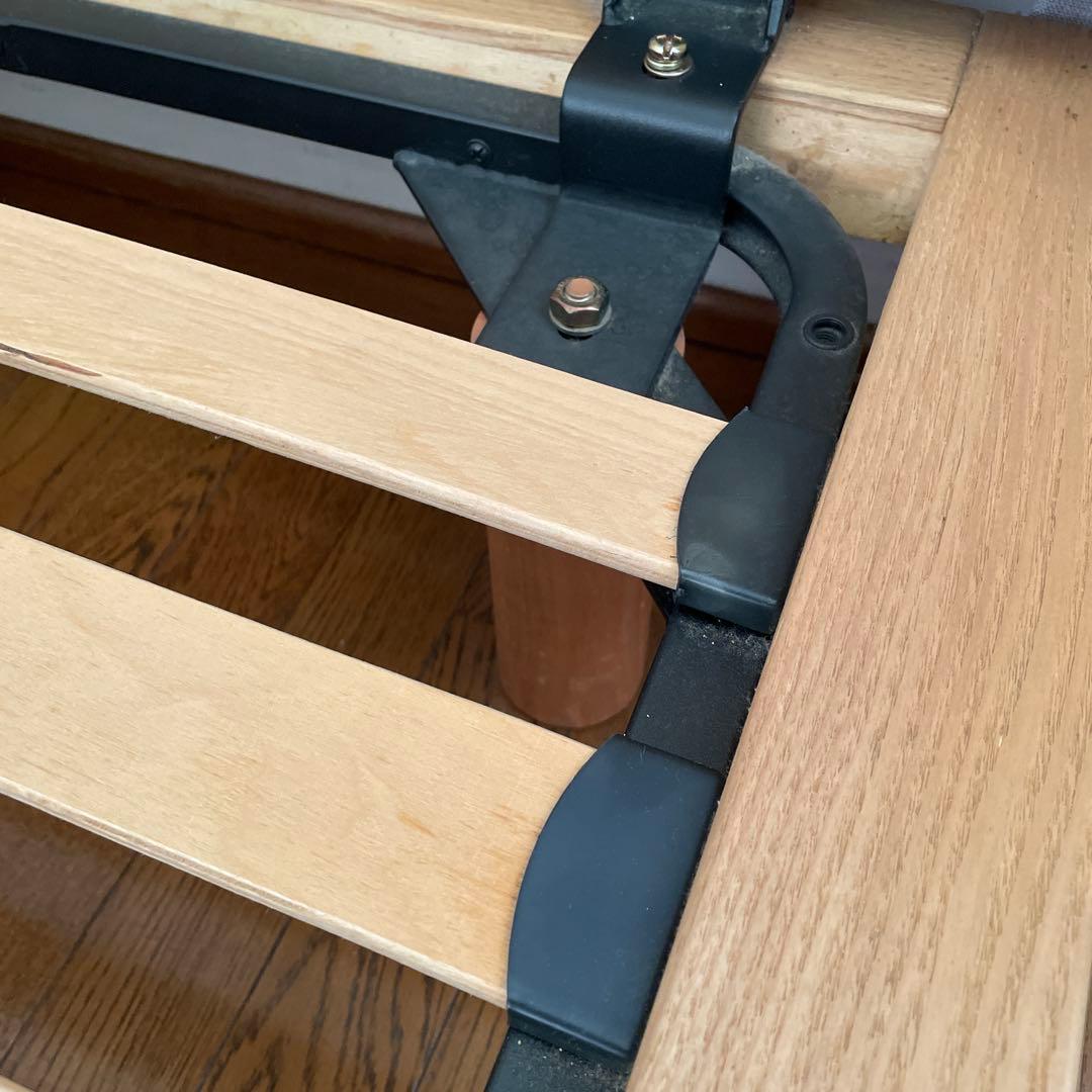 よっぴ　無印良品　木製　スモールベッドフレーム