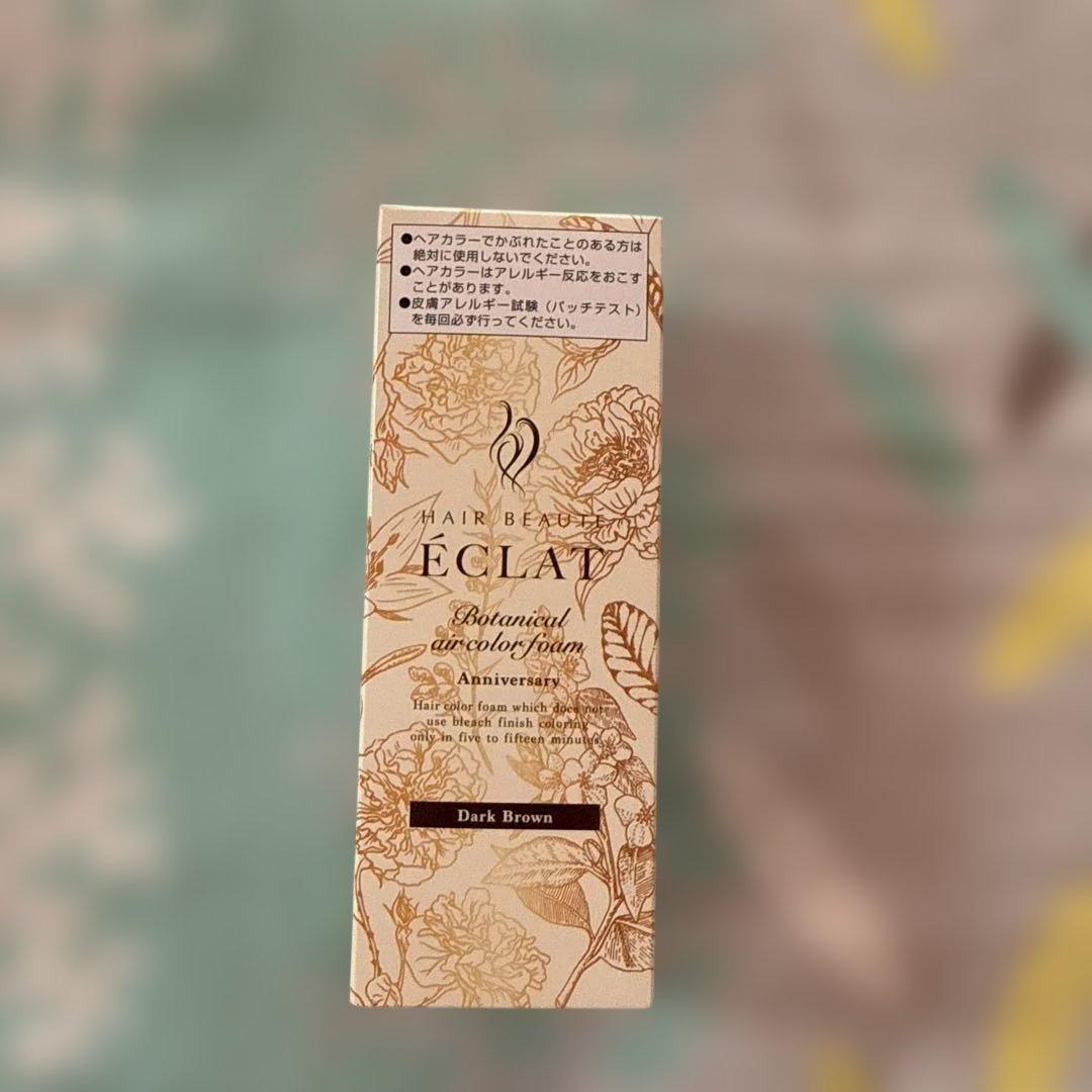 ヘアボーテ　エクラ　ボタニカル　エアカラーフォームEX ダークブラウン　2点
