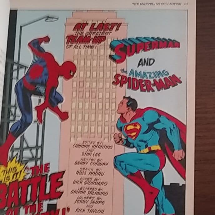 DC VS マーベル、スーパーマンVSスパイダーマン