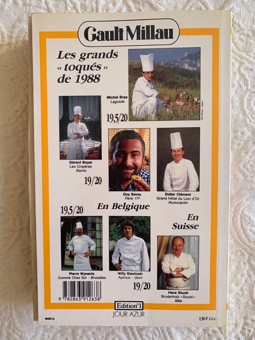 Gault Millau Guide France 1988 フランス語