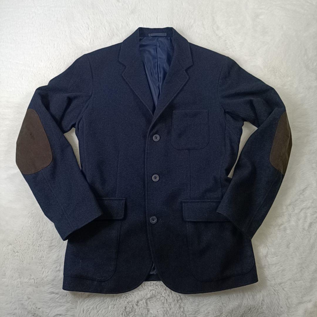 美品✨mont-bell モンベル ウール トラベルジャケット エルボーパッチM