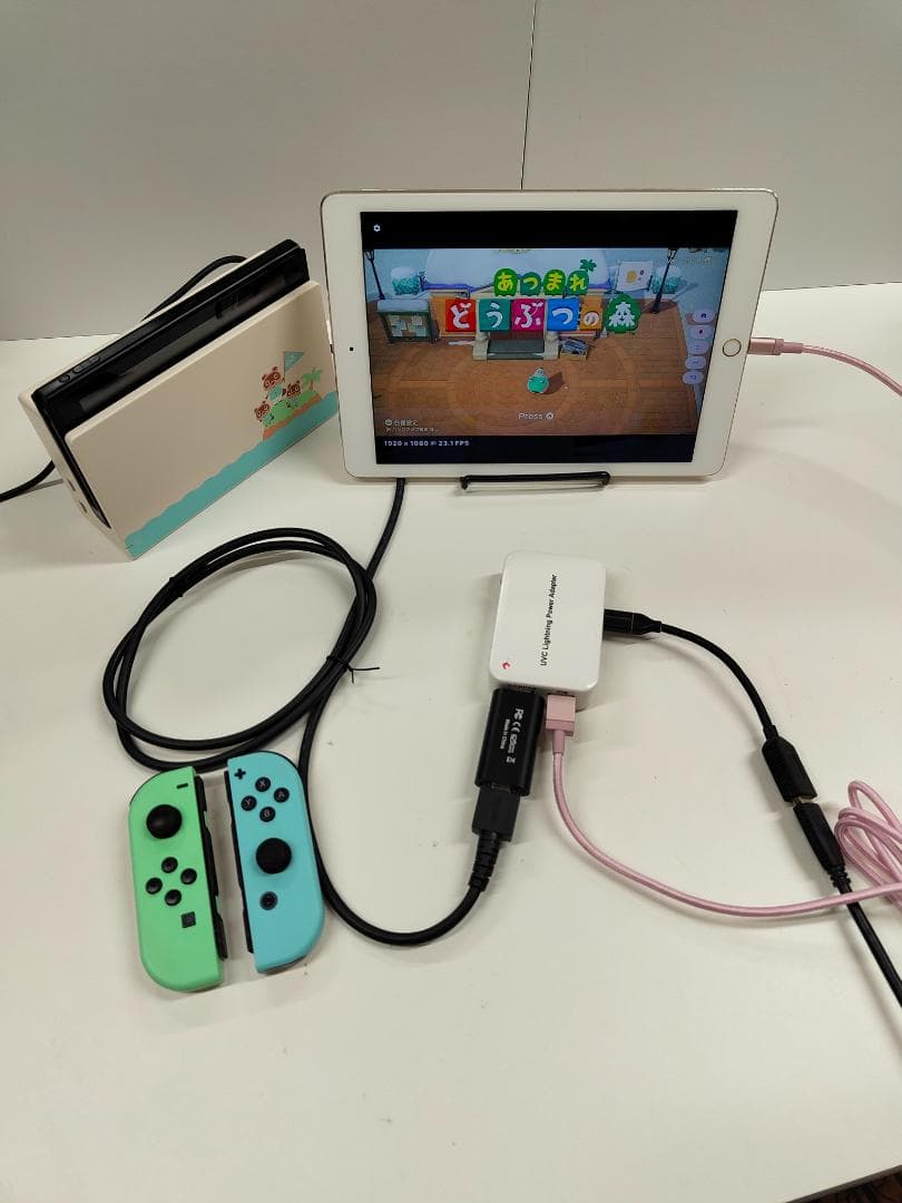 iPad、iPadminiをSwitchのモニターにHDMIキャプチャ付き即使用