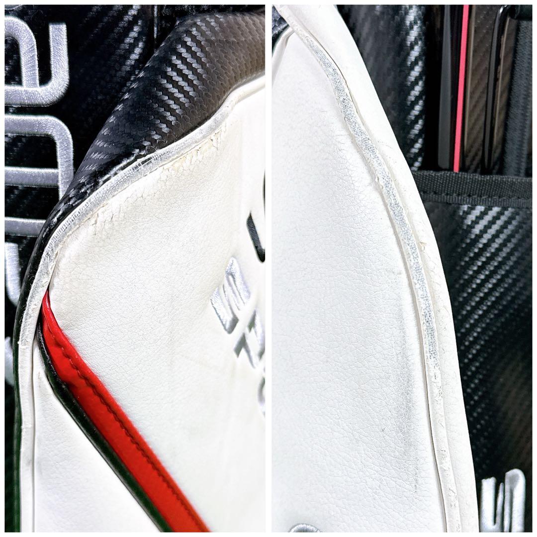 Samsonite サムソナイト キャディバッグ スタンド式 5分割 フードあり