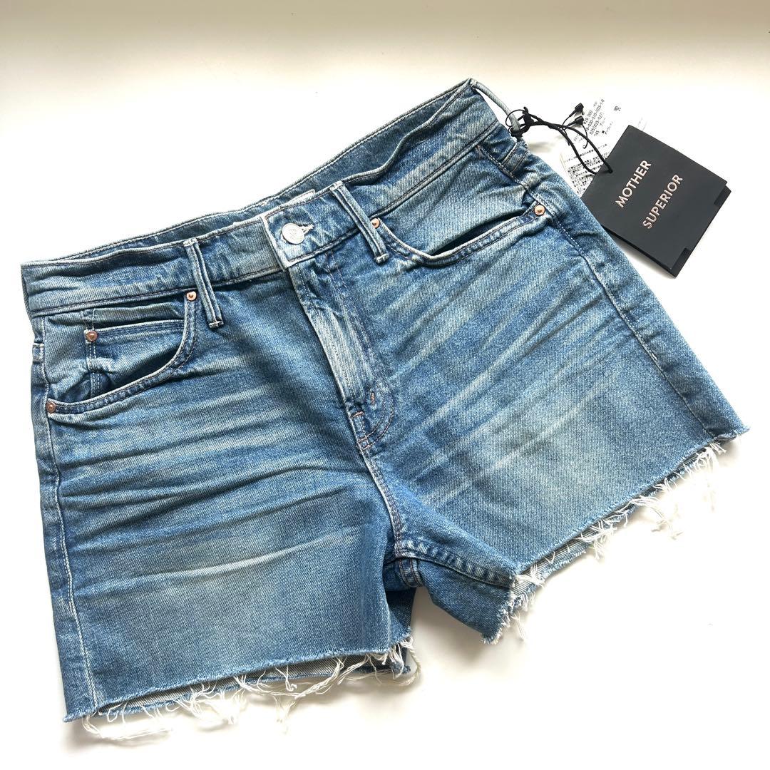 新品！MOTHERDENIM マザー　ドゥーズィエムクラス　デニムショートパンツ