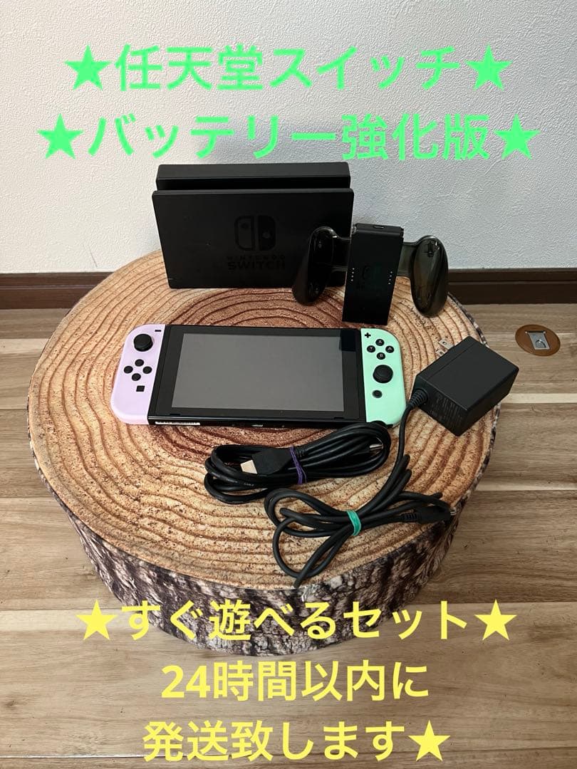 Nintendo Switch ニンテンドースイッチ本体PPL/GRN 箱無し