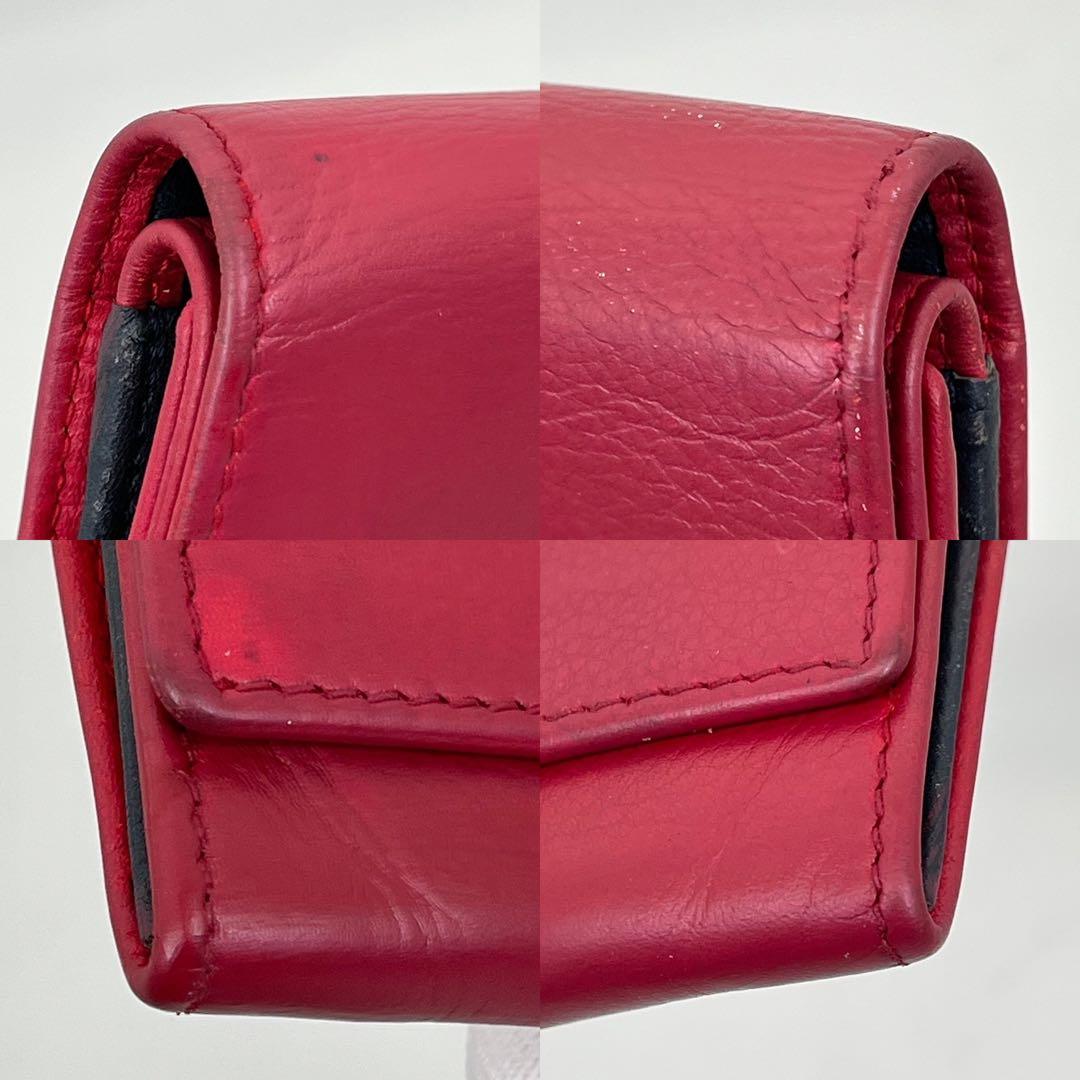 クリスチャンディオール 長財布 フラップウォレット CDロゴ金具 ピンク レザー