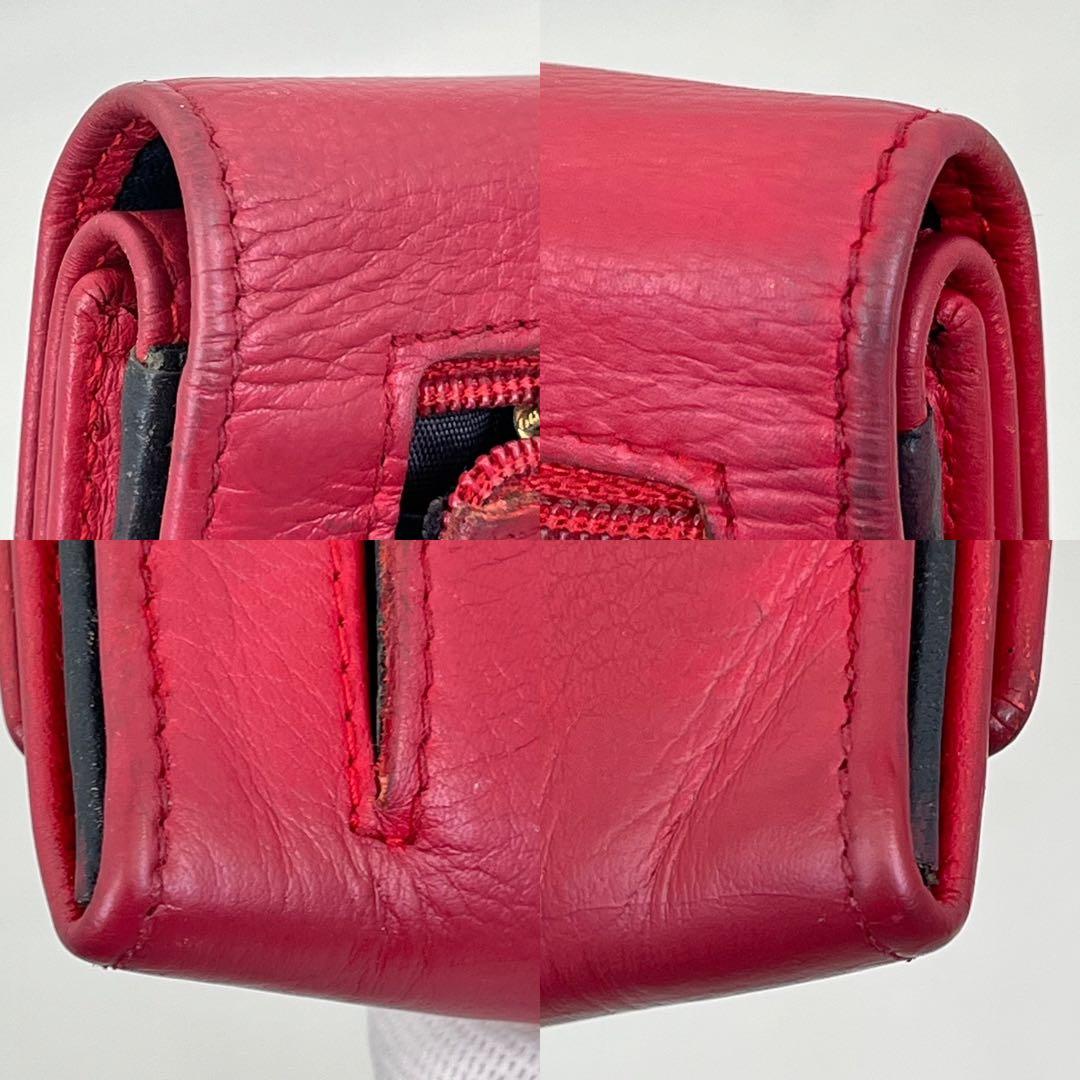 クリスチャンディオール 長財布 フラップウォレット CDロゴ金具 ピンク レザー