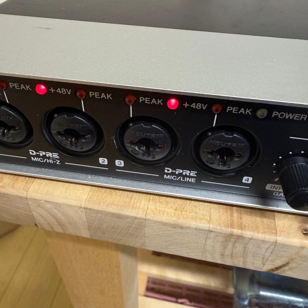 【動作OK】SteinbergUR44オーディオインターフェース 6in4out