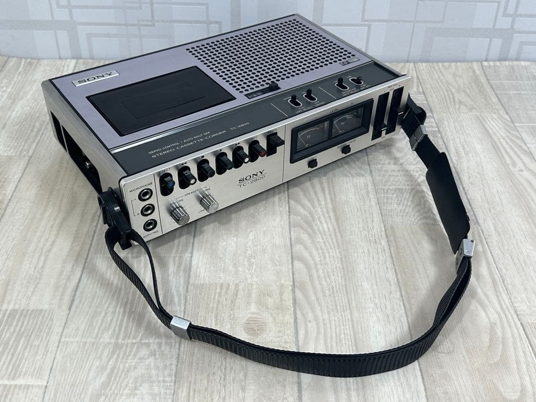 動作品・希少｜SONY ソニー ラジカセ TC-2800 レトロ名機カセット