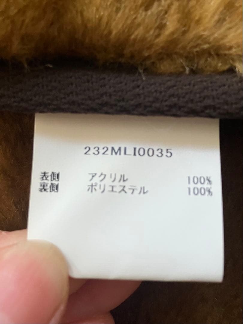 あっきーな　Barbour ファー ベスト 38