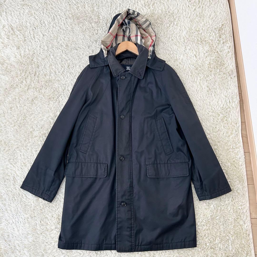 希少✨ バーバリー XL ダウンライナー コート ロング 3way ノバチェック