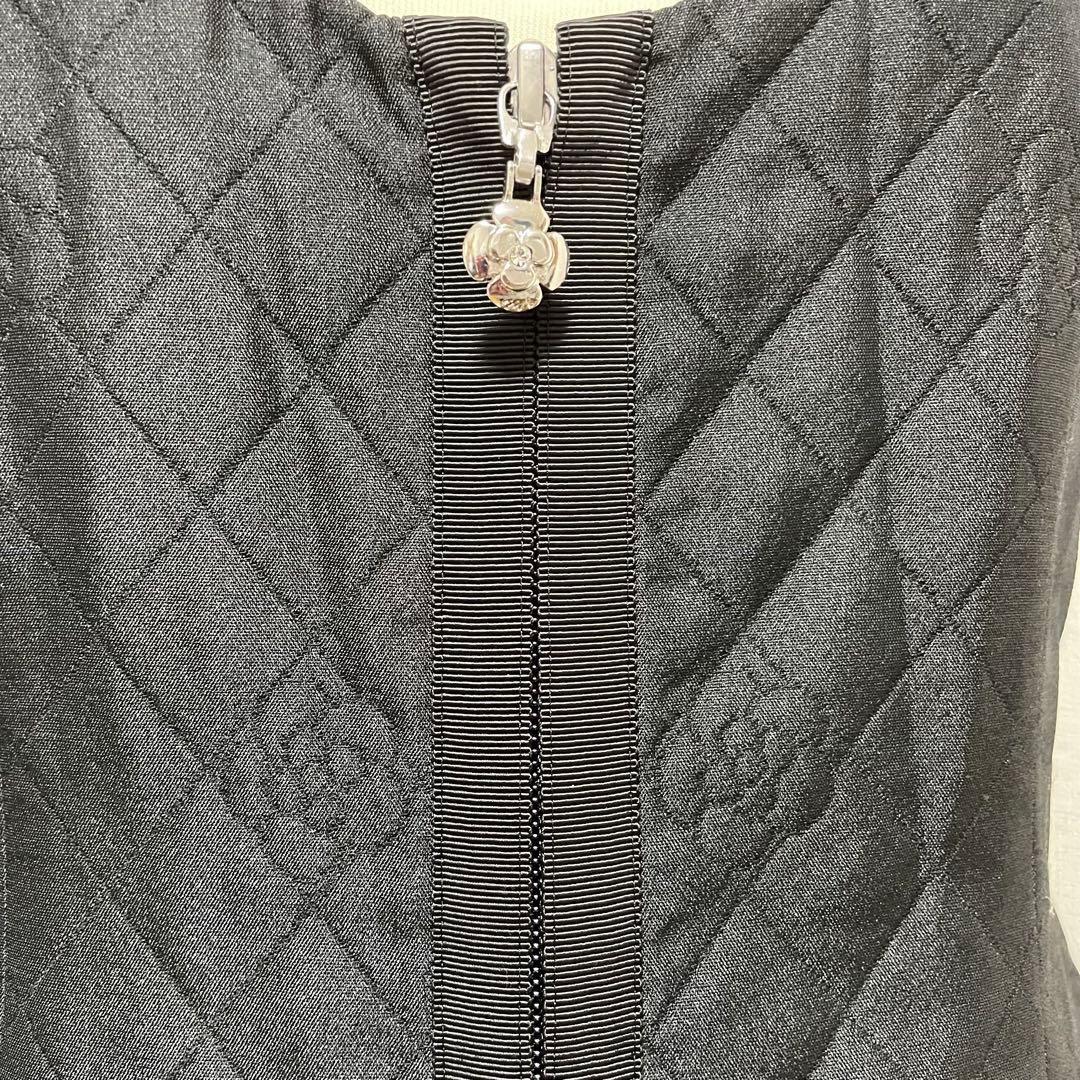 エムズグレイシー【38/M】　カメリアキルティングジャンパースカート　試着のみ