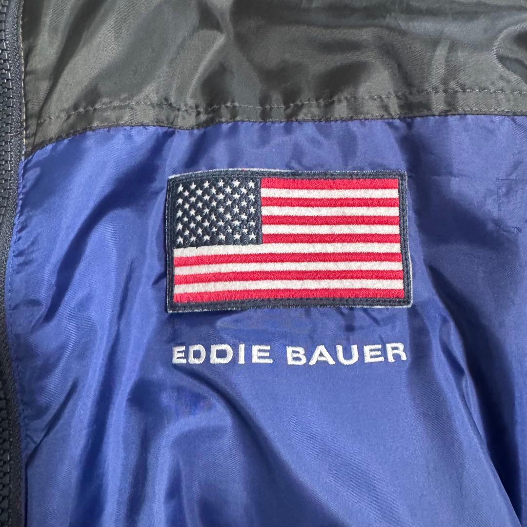 美品Eddie Bauer EB650肉厚リバーシブルダウンジャケットメンズL