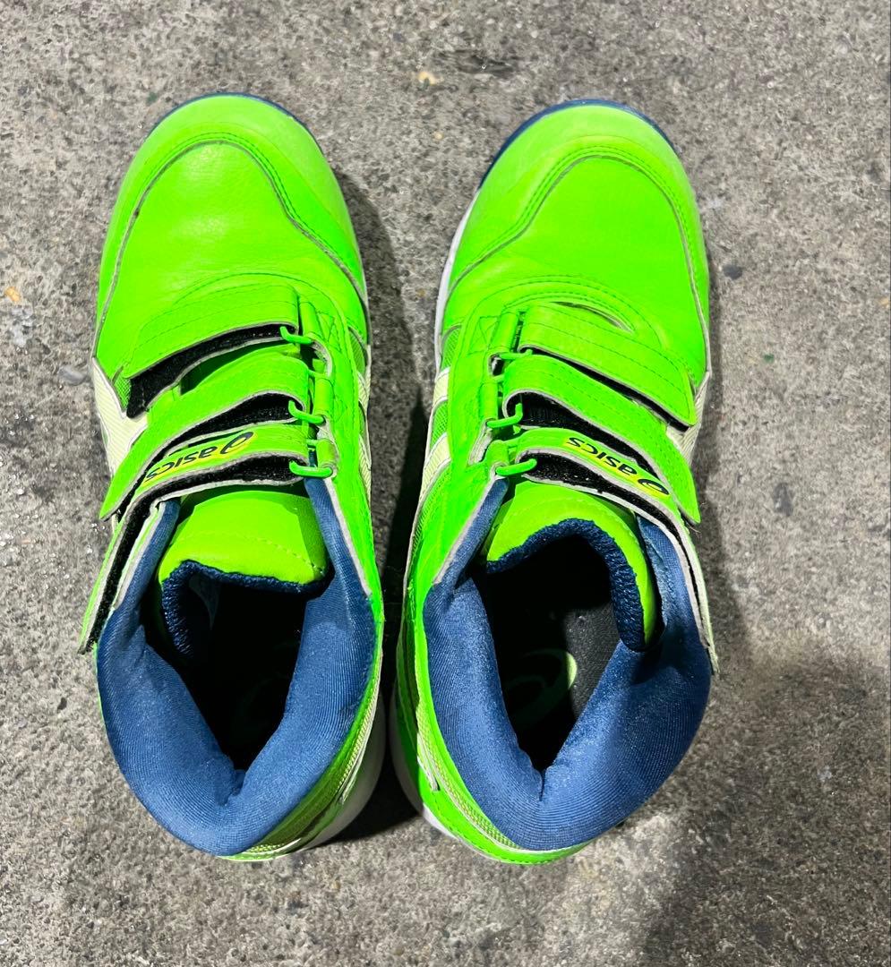 美品！アシックスハイカット安全靴　限定色CP308AC 25、5cm