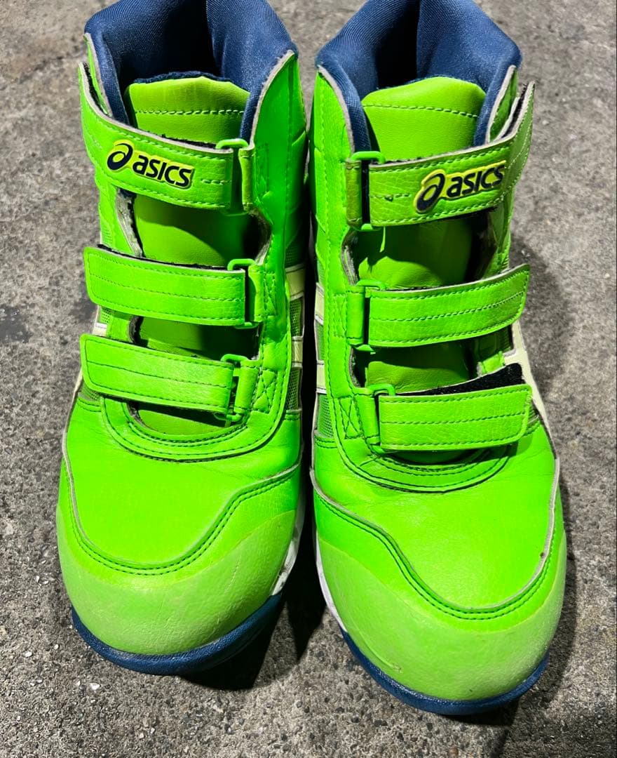 美品！アシックスハイカット安全靴　限定色CP308AC 25、5cm