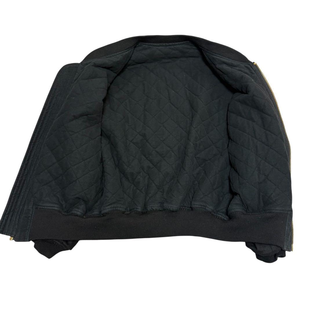 ピンクハウス　バックロゴ MA-1風 ジャケット　ウール混 ブラック