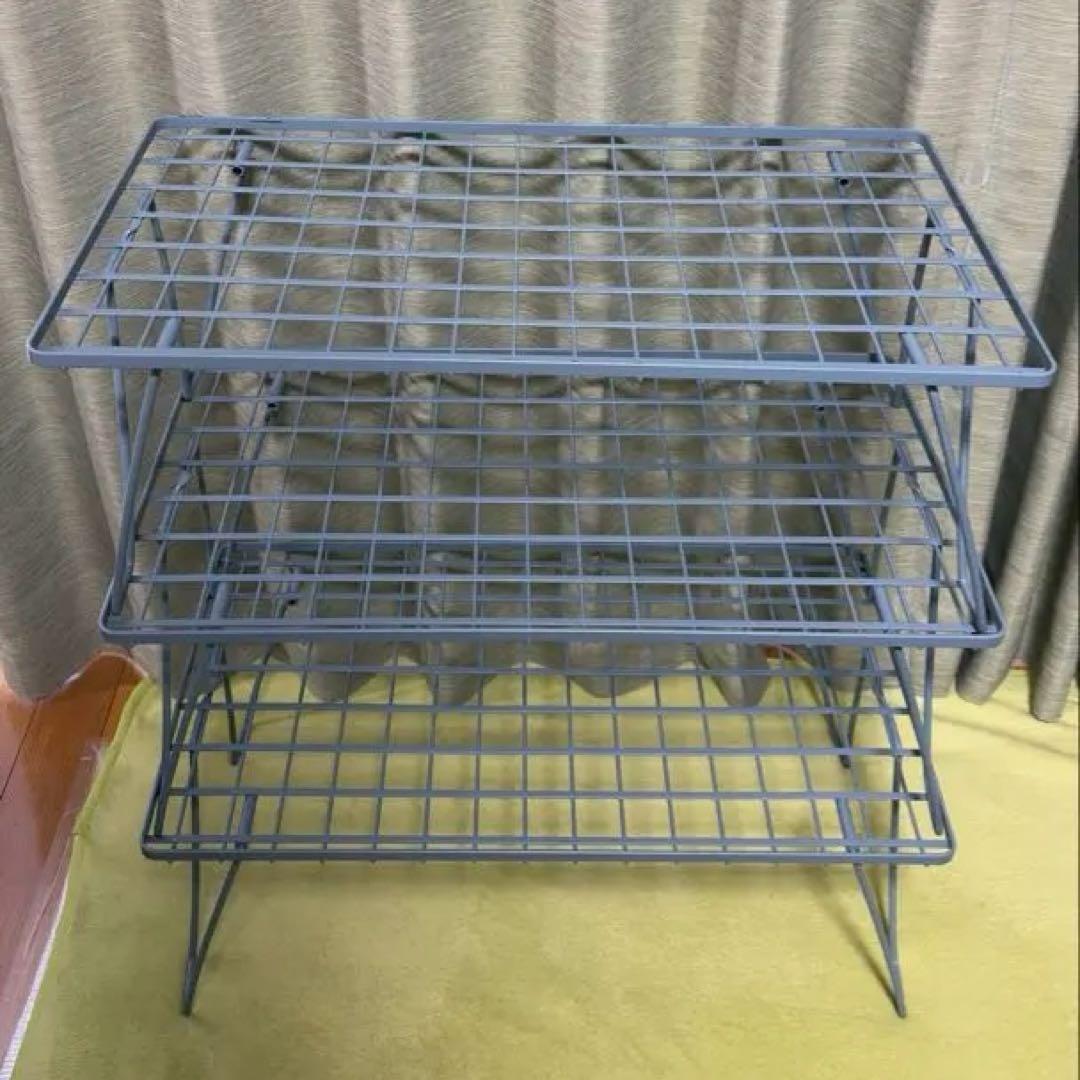 【廃盤品】ユニフレーム　フィールドラック　ブルーグレー