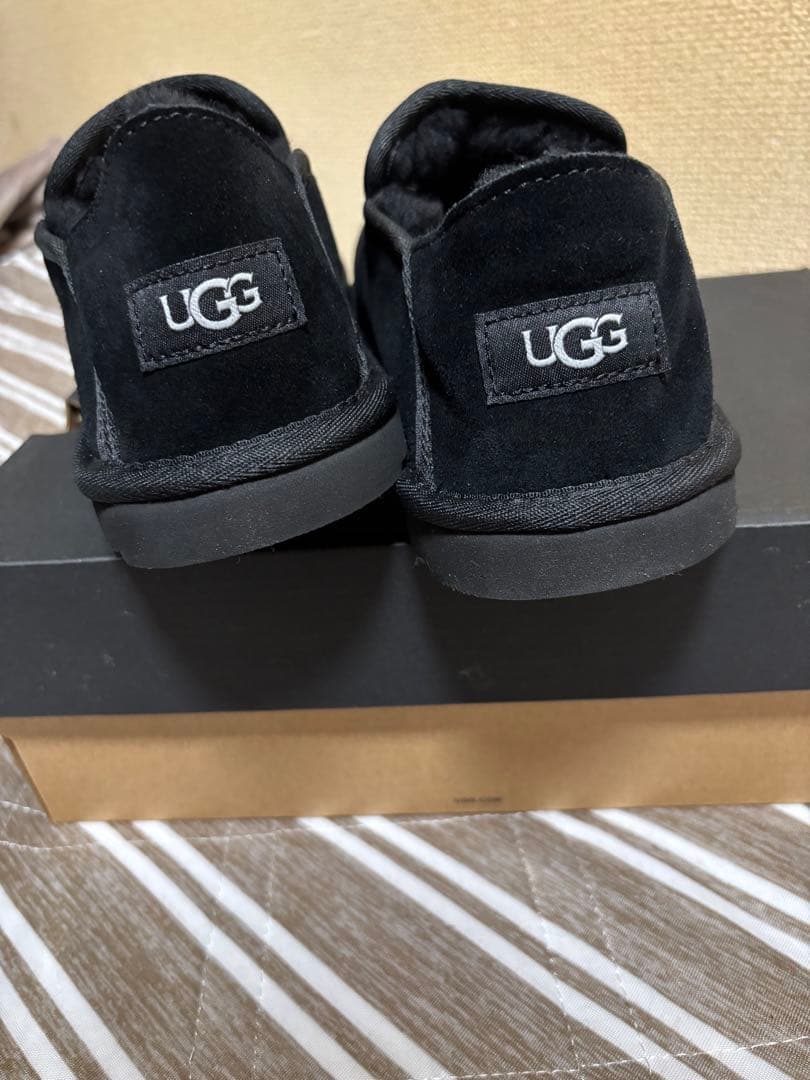 ちぃ　UGG スエードスリッポン黒