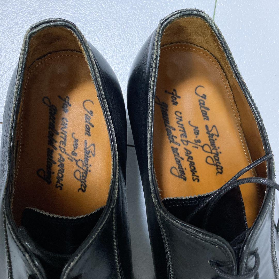 名作 ジャランスリワヤ ビジネスシューズ ユナイテッドアローズ別注 黒 27.5