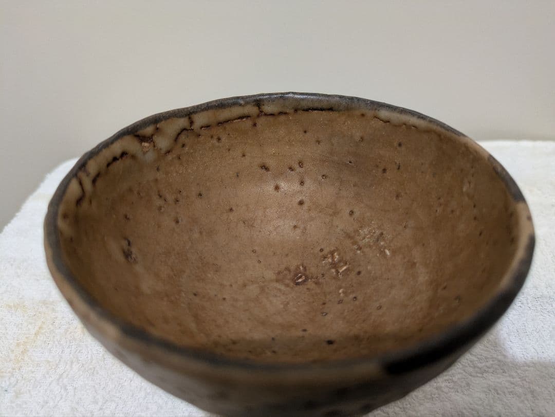 江戸時代　古唐津　馬上盃　絵唐津　割高台　時代箱　骨董品　時代物　唐津焼