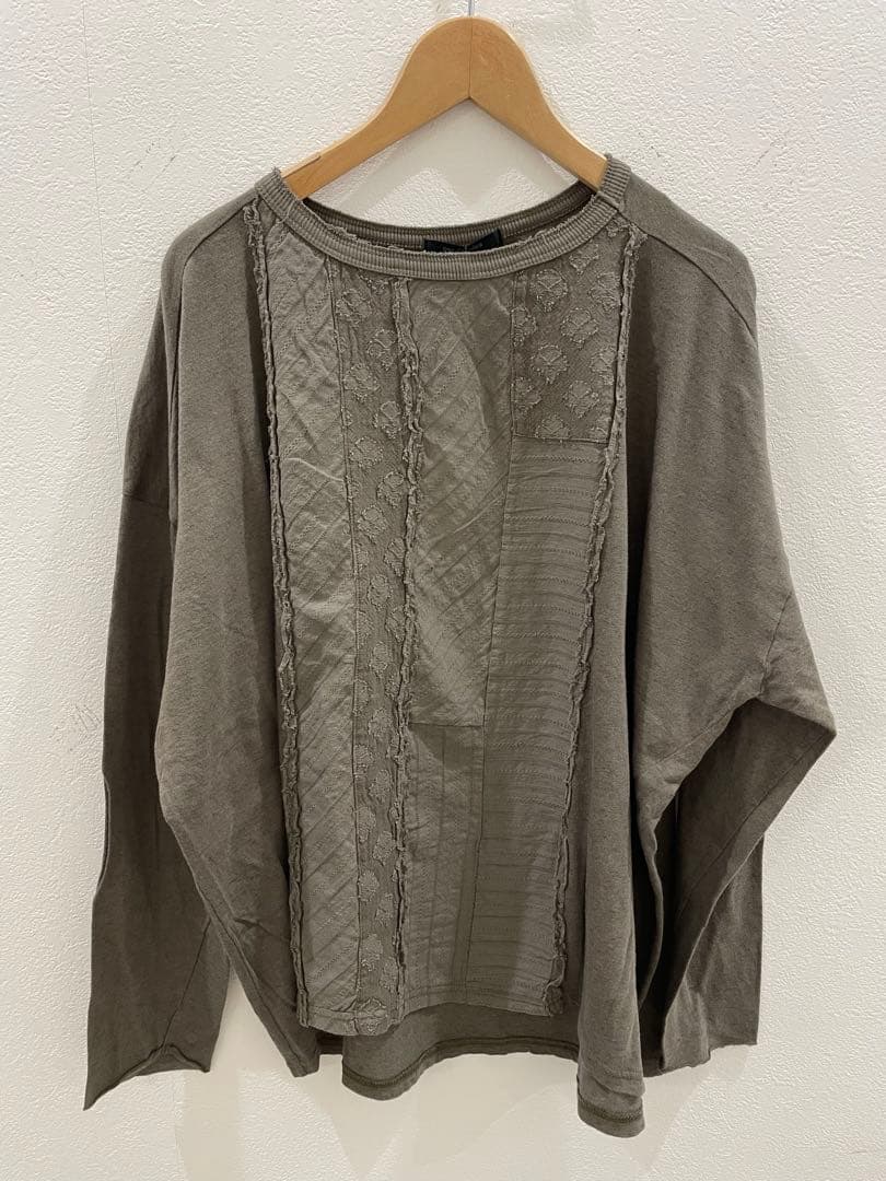 ルナファ天竺マテリアルMIXプルオーバー