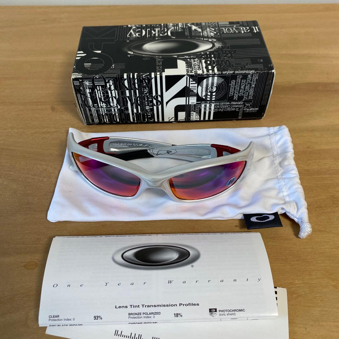 Oakley オークリー　ストレートジャケット　ビンテージ　USA製サングラス