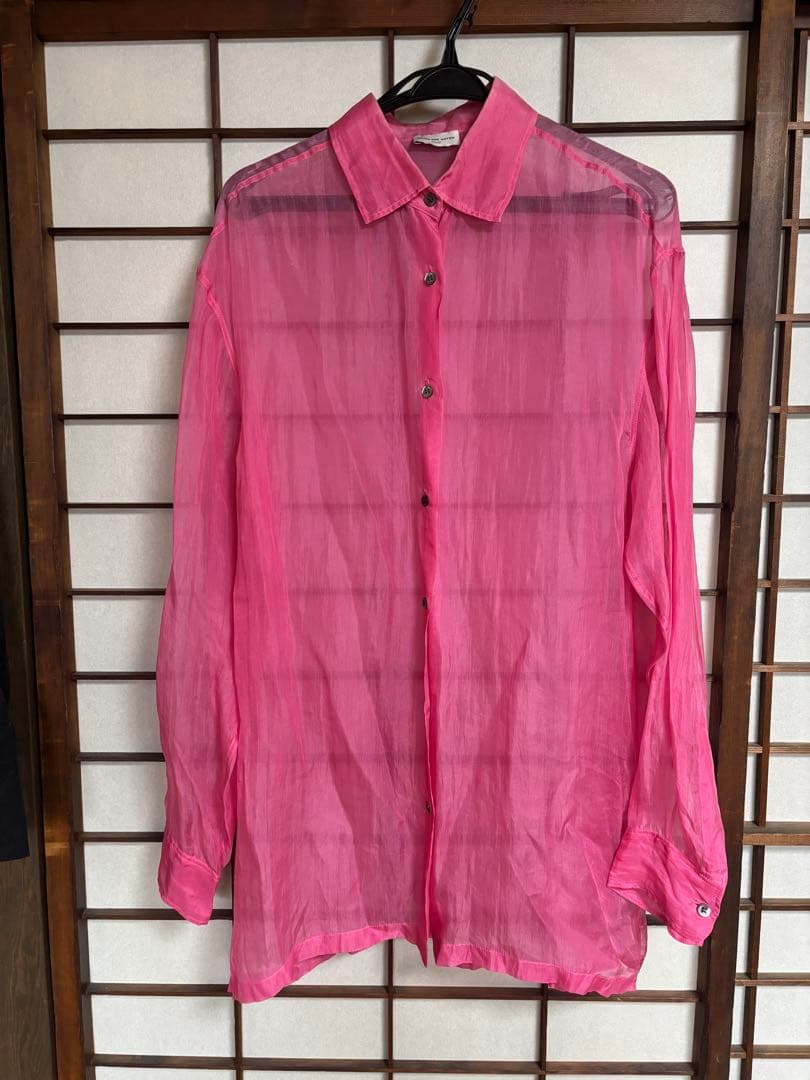 DRIES VAN NOTEN ピンク 長袖シャツ