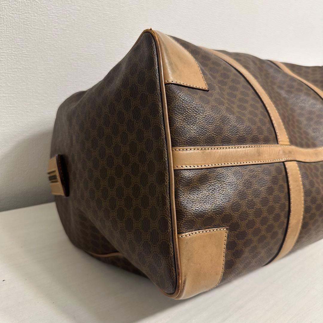 CELINE セリーヌ マカダム柄 ボストンバッグ