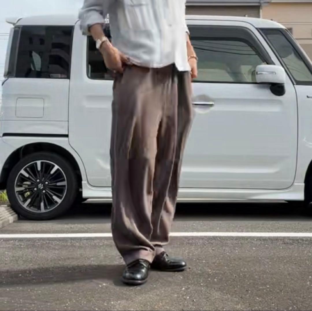 50s us rayon gabardine slacks 絣