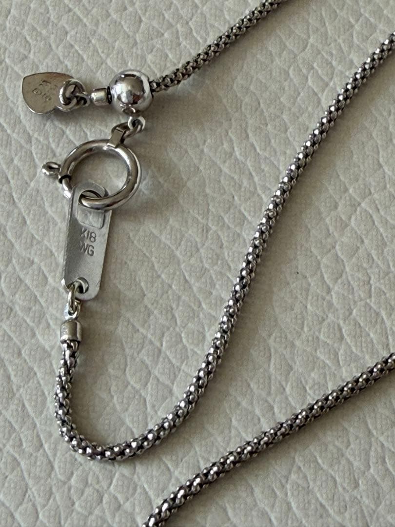 18金WG ネックレス