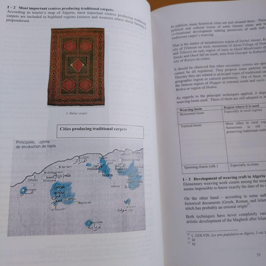 イスラム世界の伝統的な絨毯とキリム