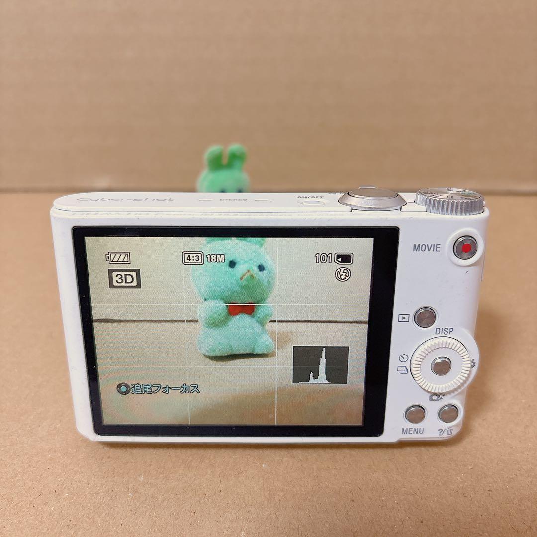 動作確認済 SONY Cyber-shot ホワイト DSC-WX300