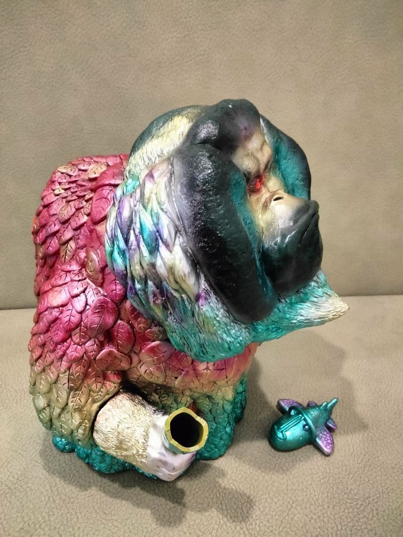 ソフビ　monstock 超未来人類ヒバンゴ　エトヤ製作堂　izumonster