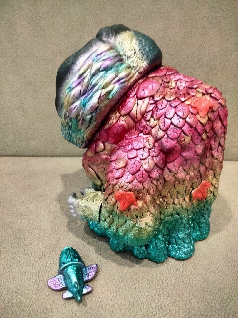 ソフビ　monstock 超未来人類ヒバンゴ　エトヤ製作堂　izumonster