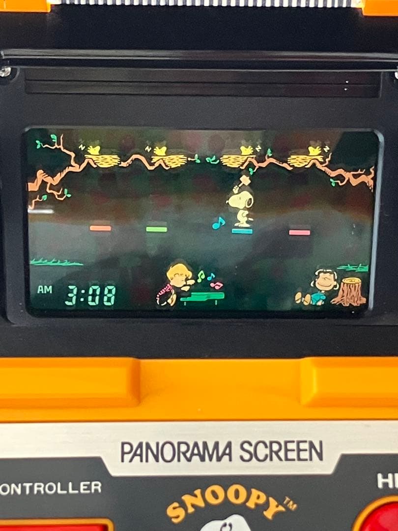 任天堂 パノラマスクリーン ゲームウォッチ スヌーピー （動作確認済み）