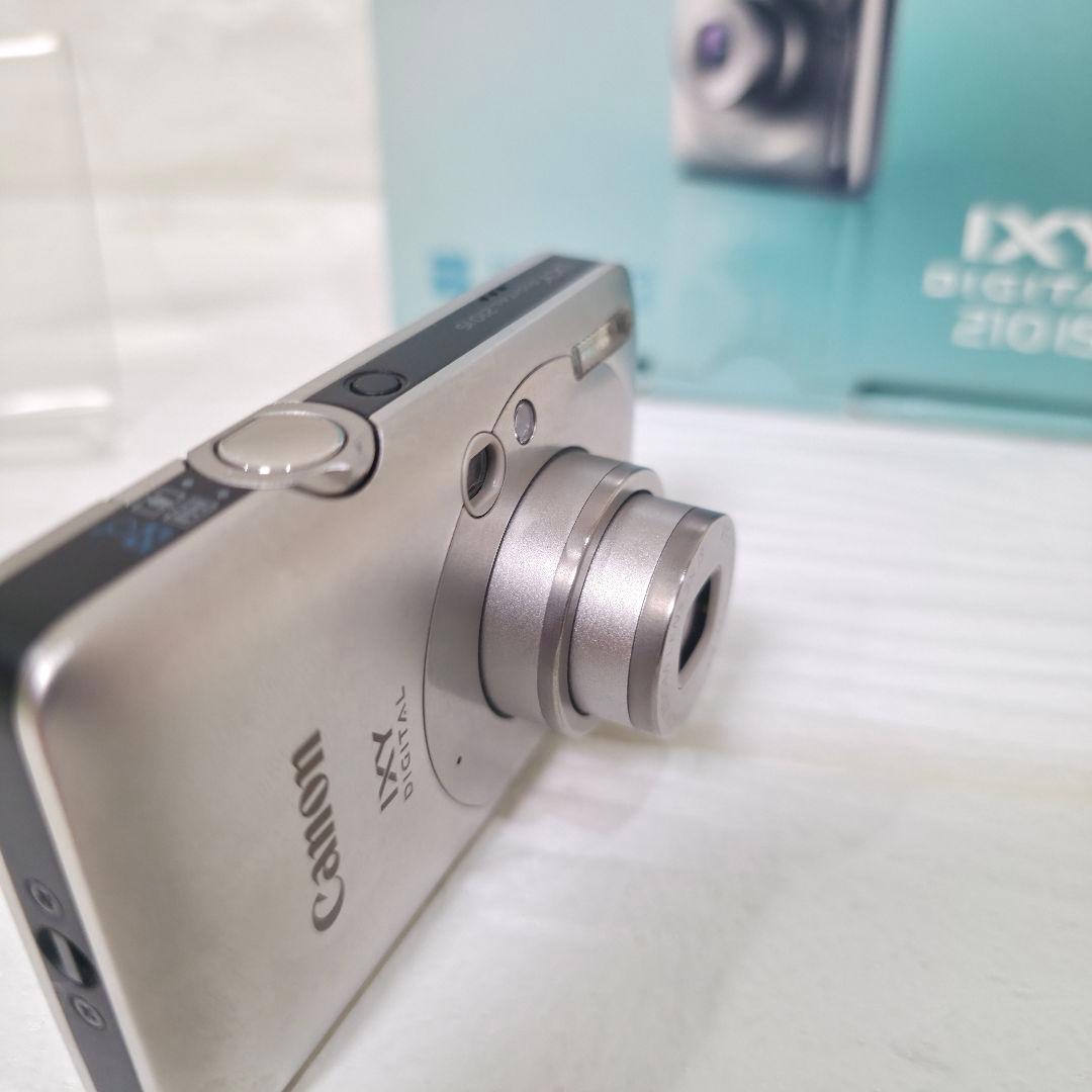 471】デジカメ　Canon IXY DIGITAL 210 IS シルバー