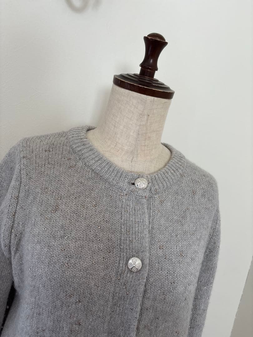 LOULOU WILLOUGHBY LINSIEME カーディガン　グレー　2