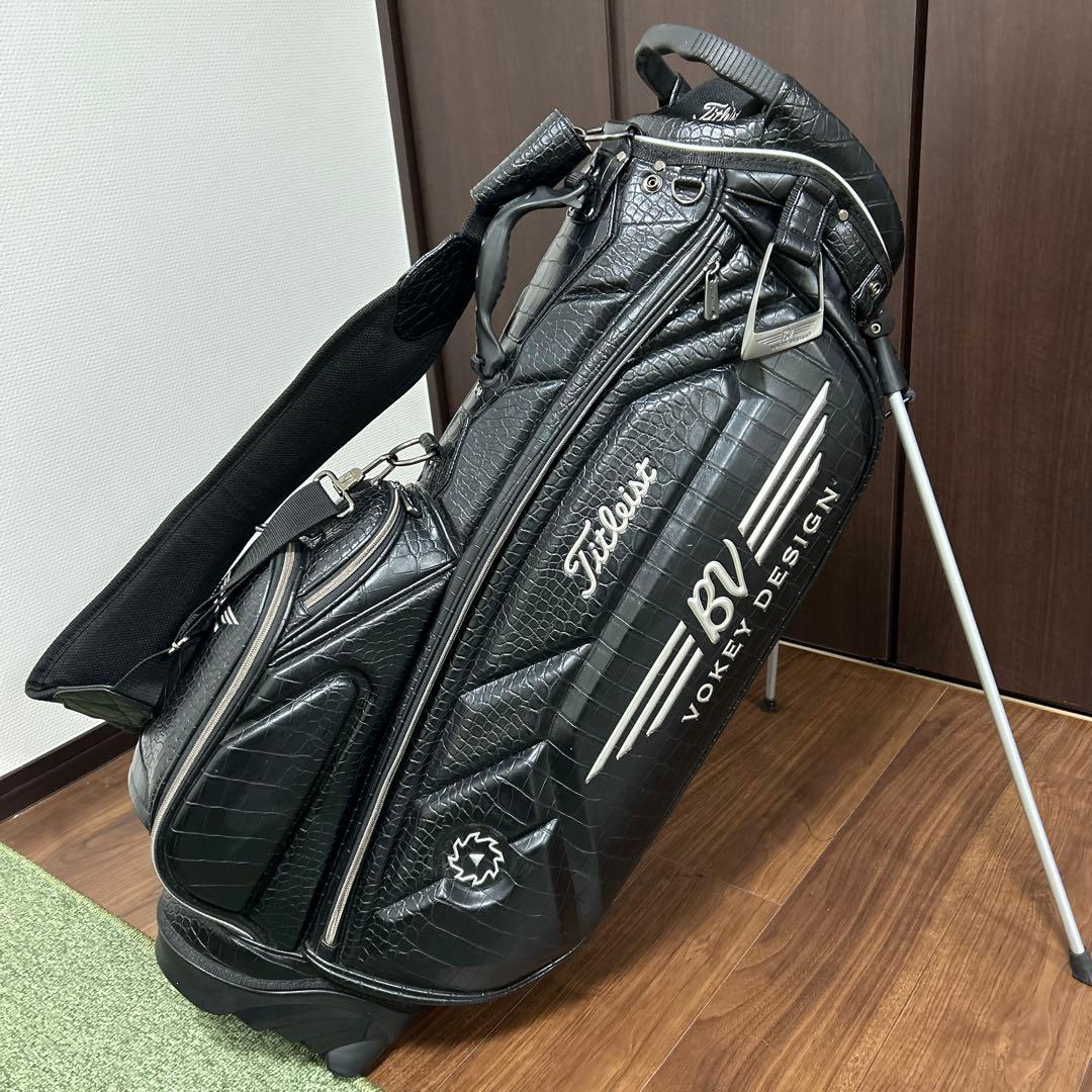 タイトリスト VOKEY DESIGN キャディバッグ スタンド クロコデザイン
