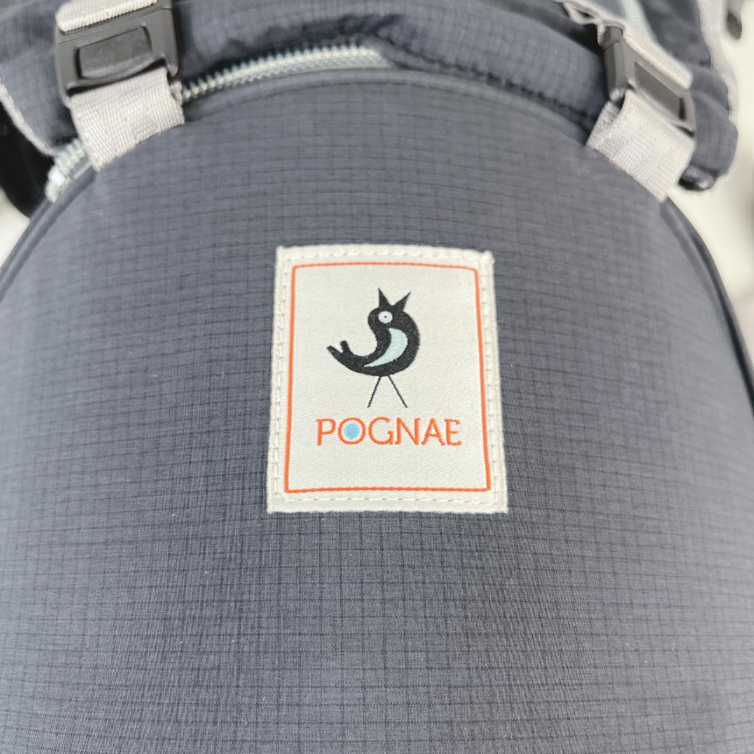 美品☘️ ミキハウス ポグネー ベビーキャリア ブラック　ヒップシート