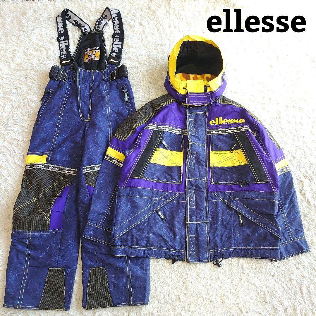 【美品】エレッセ スキー スノボウェア セットアップ ケブラー M