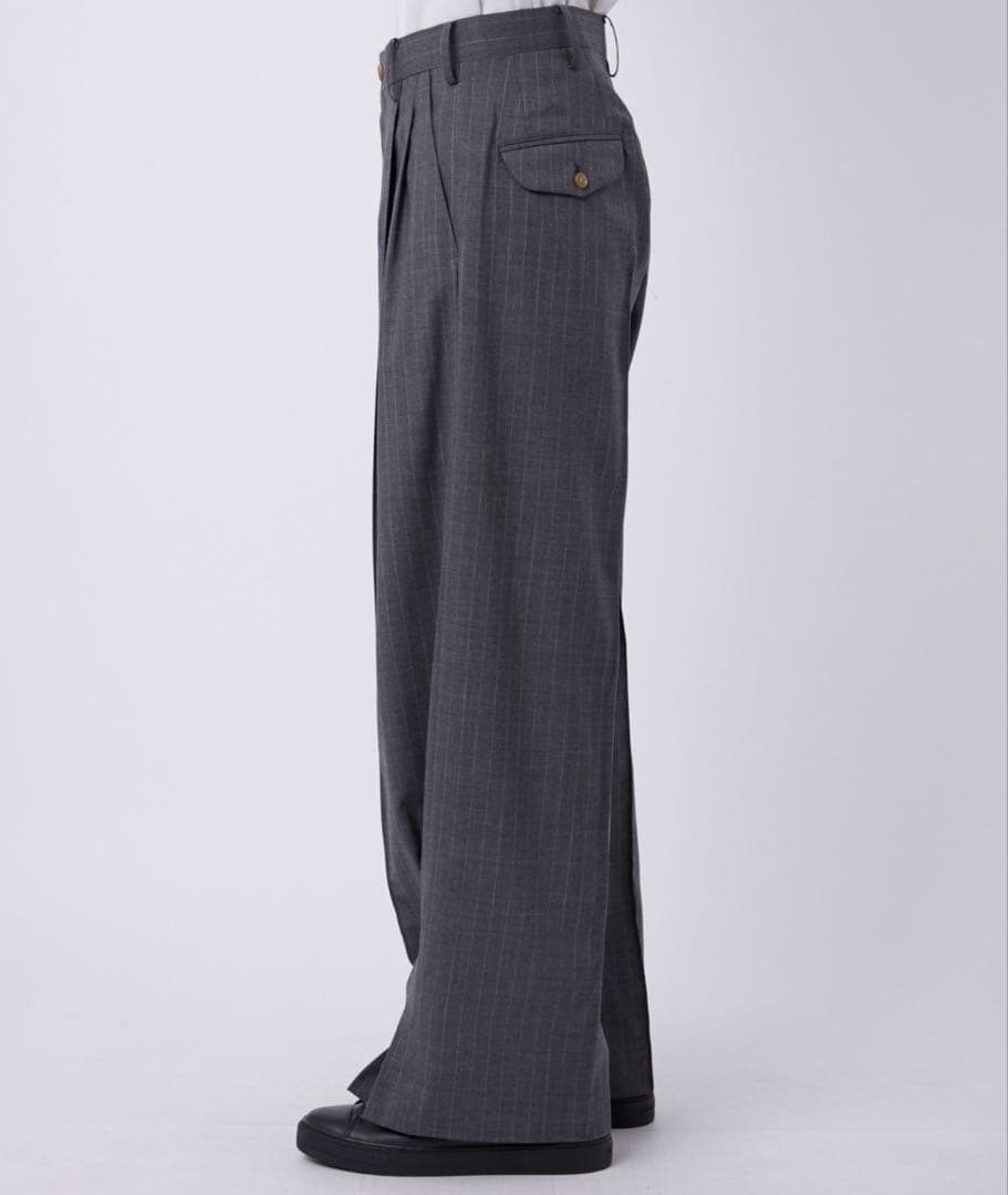 パンツ KHOKI 25SS Pinstripes - Pattern Pants