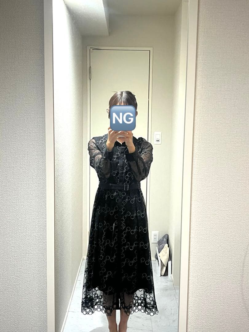 グレースコンチネンタル　チェーンembワンピース　サイズ36