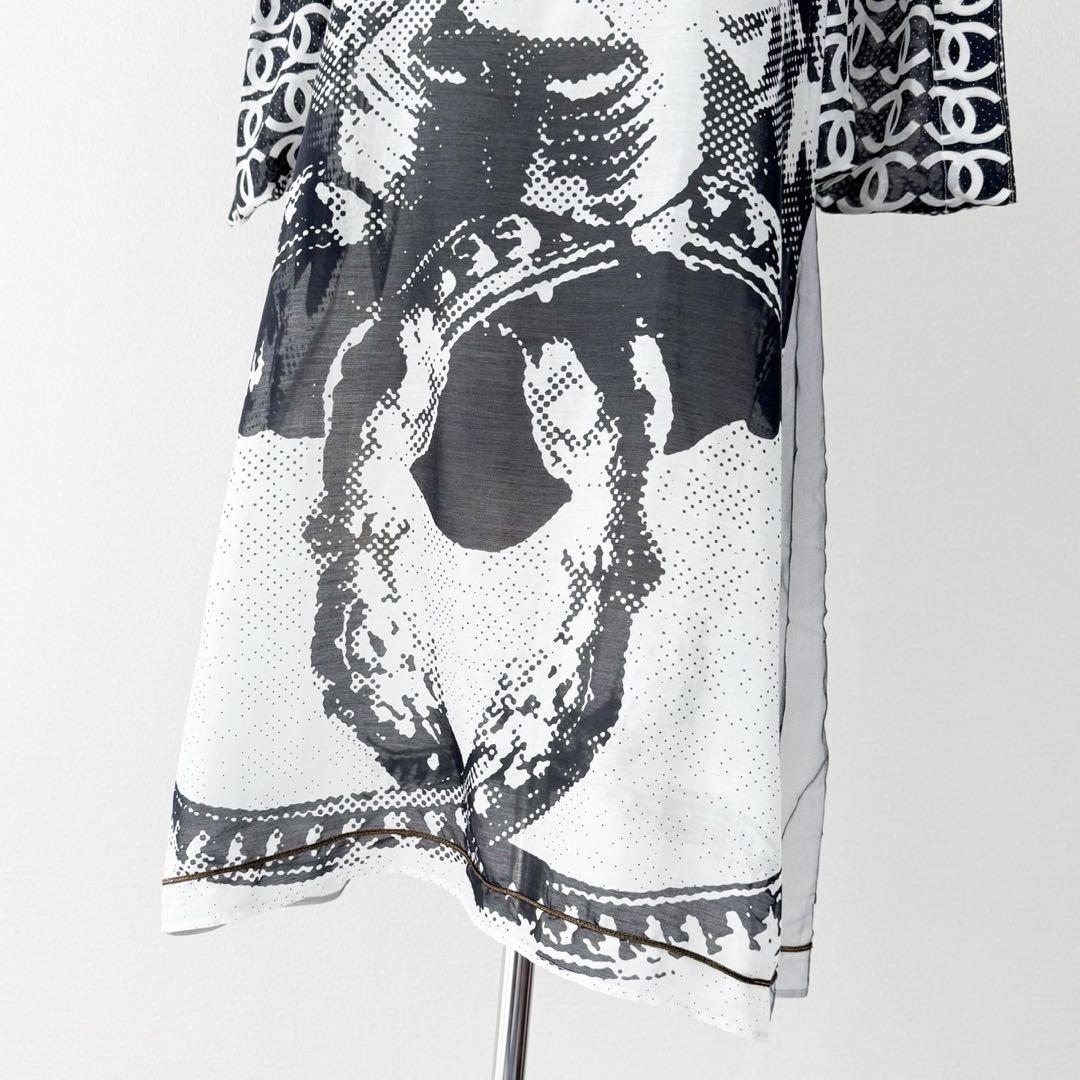 CHANEL クルーズコレクション ライオン ココ柄チュニック ミニワンピース