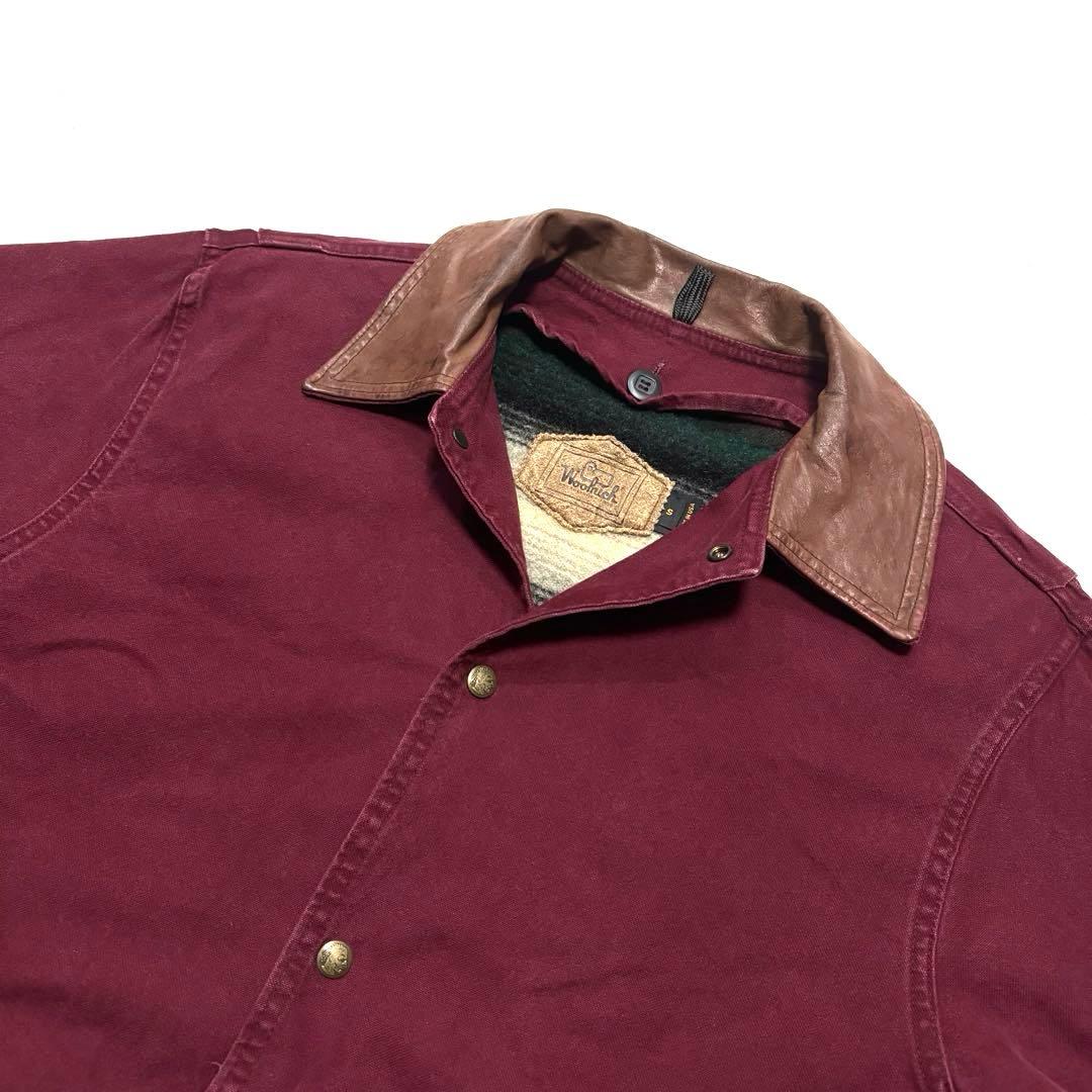 S 雰囲気◎ 90s USA製 ウールリッチ ダック ハンティング ジャケット