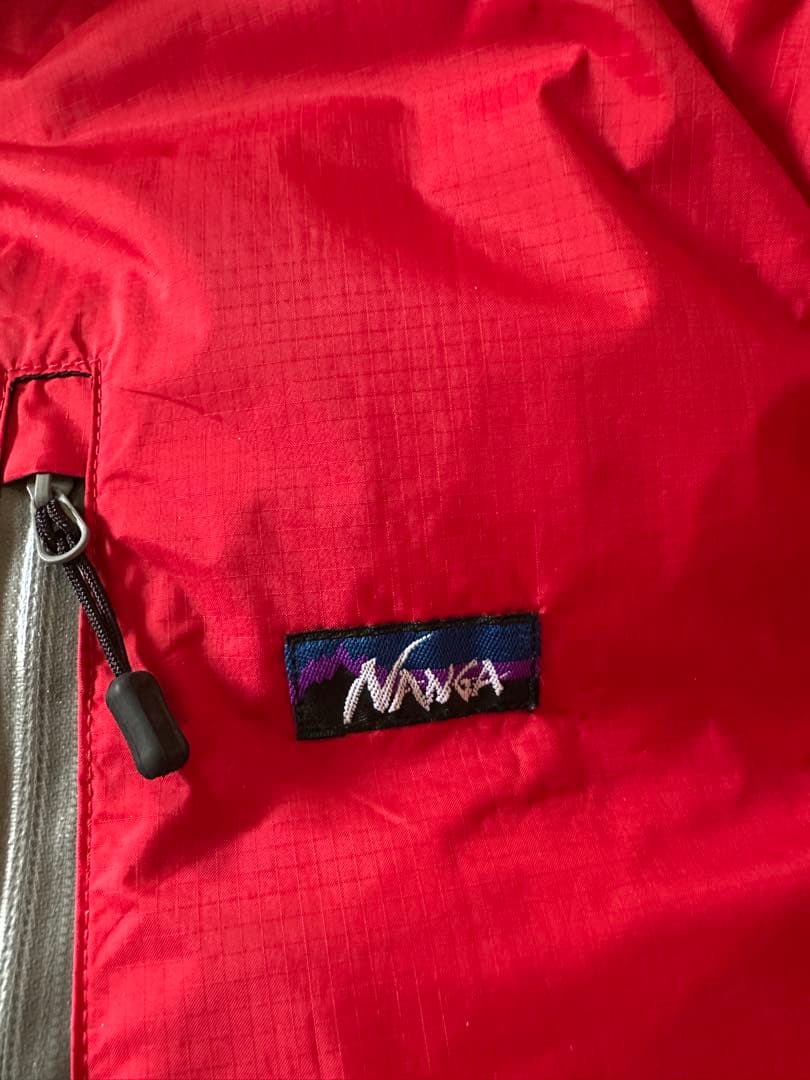 コ*メ様 ナンガ　オーロラダウン　Sサイズ　赤　日本製