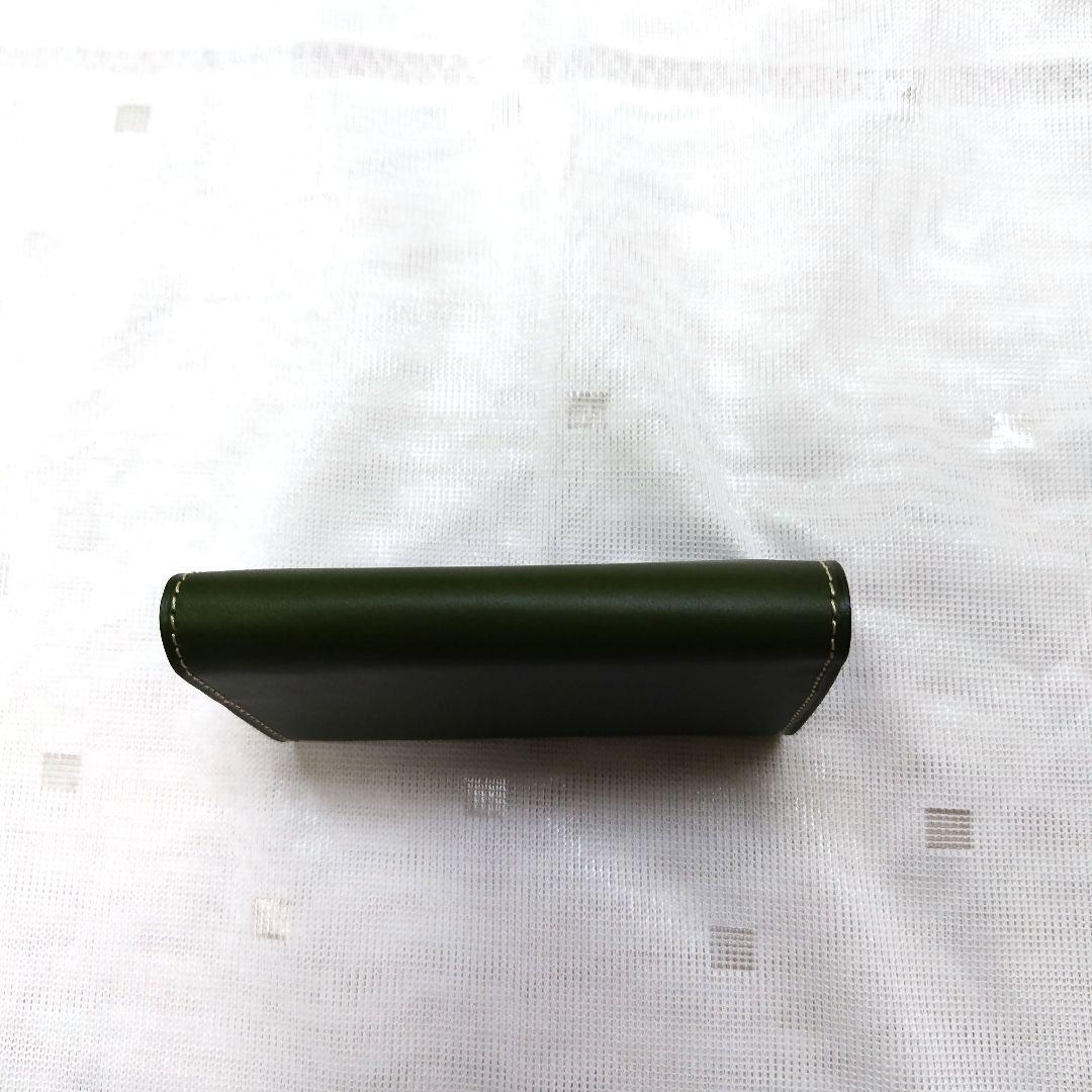 未使用　ソメスサドル [SOMES SADDLE]　名刺入　モスグリーン　箱付