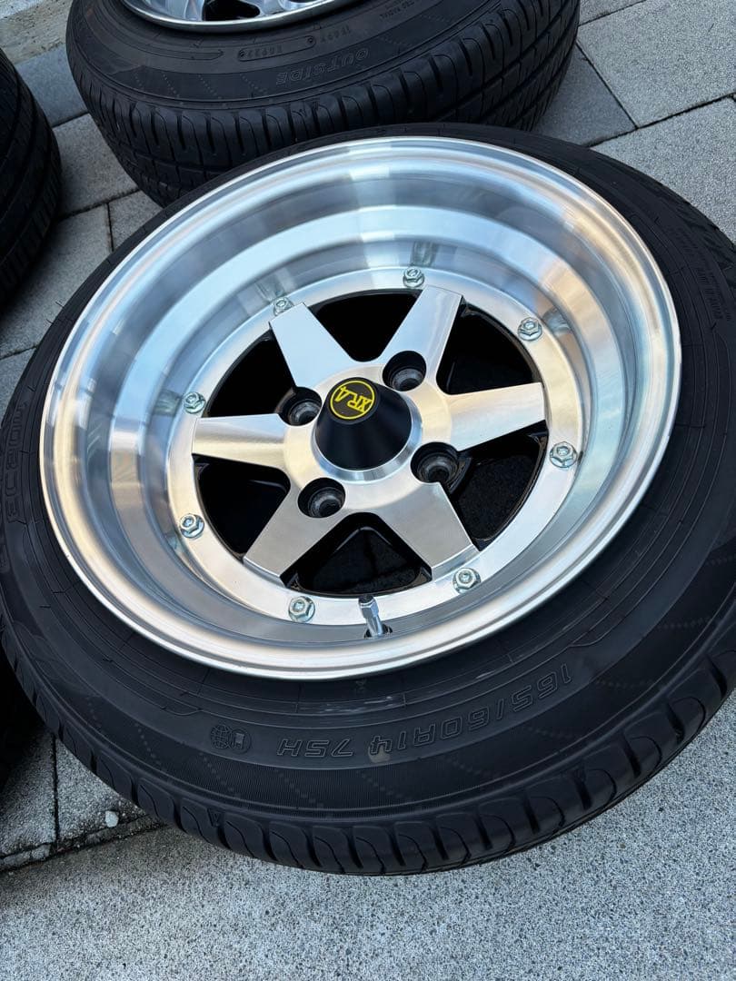 美品☆ロンシャンXR-4 14インチ 114.3 旧車