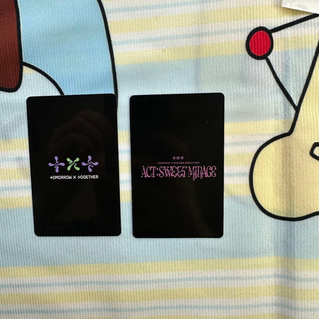 TXT ライブ京セラ 2日間限定 SWEET スビン Japan トレカ2枚